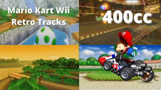 All 400cc Retro Tracks In Mario Kart Wii [upl. by Eikin743]