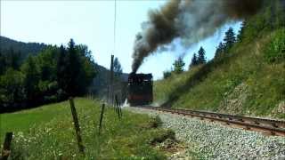 Schneebergbahn Puchberg  Zahnradbahn  Salamander  Dampfzug  Steam engine [upl. by Gundry]