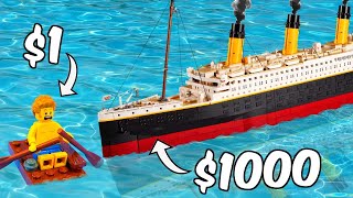 CHEAP vs EXPENSIVE LEGO Boats [upl. by Papagena]