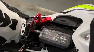 Noco Boost X gbx45  Jump Start Motorcycle test [upl. by Mot]