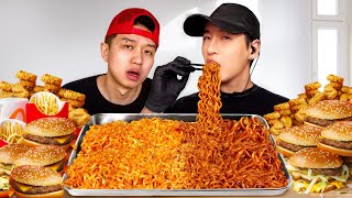 I Survived Zach Chois INSANE Mukbang Diet [upl. by Anawyt]