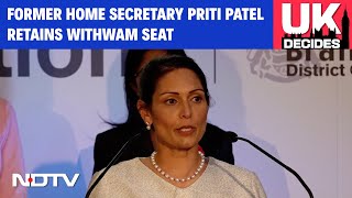 Priti Patel Retains Witham  Former Home Secretary Priti Patel Retains Her Witham Seat In Essex [upl. by Enajaras515]