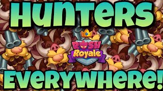 AFriend And A Friend Play Hunter  The Friendliest Game You Will Ever See  Rush Royale [upl. by Bacchus722]