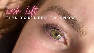 Lash lift tips amp tricks [upl. by Piero]