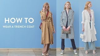 How to Wear a Trench Coat  Nordstrom [upl. by Einnig]