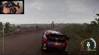 Hyundai i20N in Rainy Copec Rally Chile  WRC Generation  Steering Wheel Gameplay [upl. by Ulphi123]