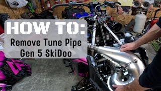 Tune Pipe Removal Gen 5 SkiDoo [upl. by Nicholle]