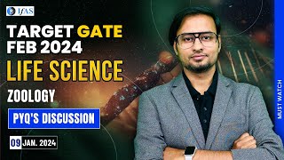 PYQS DISCUSSION ZOOLOGY  LIFE SCIENCE  TARGET GATE FEB 2024 [upl. by Adneral]