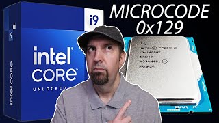 Intel Microcode 0x129 Performance Review Productivity amp Gaming  Deep Dive [upl. by Dnalerb318]