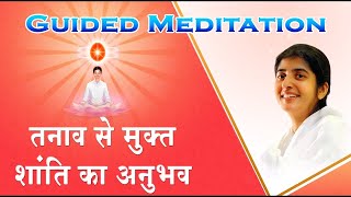 तनाव से मुक्त शांति का अनुभव  Guided Meditation  BK Shivani [upl. by Rolo]