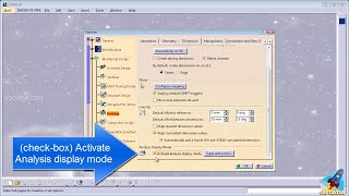 CATIA SETTINGS  Drafting  Analysis Display Mode [upl. by Eelac]