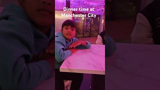 dinner at manchestercity great ambience nearby mediacityuk nightview uk keta [upl. by Rosalee]