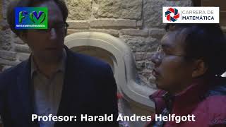 Entrevista al Prof Harald Helfgott [upl. by Emmott]