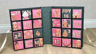 Mini Advent Calendar Book  Tutorial [upl. by Brey]