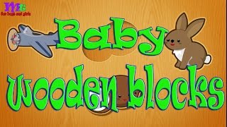 Baby wooden blocks [upl. by Atsillak257]