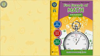 Five Strands of Math  Drills BIG BOOK Gr 35 [upl. by Roumell254]