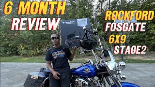 ROCKFORD FOSGATE STAGE 2 REVIEW 6 MONTHS HARLEY DAVIDSON ROAD KING [upl. by Ogren]