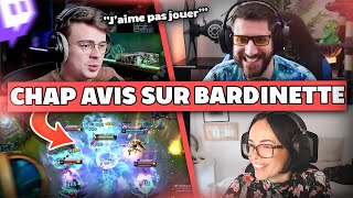 CHAP DONNE SON AVIS SUR BARDINETTE  Best Of LoL 833 Réactions [upl. by Ahsyekal383]