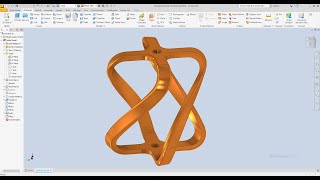 Autodesk inventor 2024 Exercise 43 LOFT [upl. by Kerrin856]