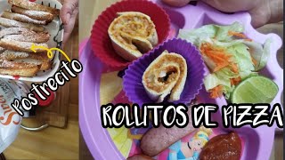 ROLLITOS DE PIZZA  CHURROS HORNEADOS SABOR PUMPKIN SPICE IDEAS PARA LONCHERITAS Y SNACKS [upl. by Anileh]