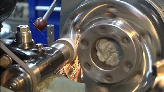 ReGrinding a Lathe Spindle Nose [upl. by Lezlie176]