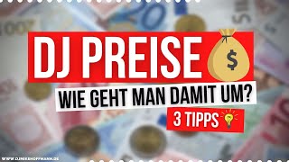 DJ PREISE 💰 3 wertvolle Tipps [upl. by Ingunna473]