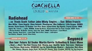 Beyoncé Kendrick Lamar y Radiohead lideran el cartel del festival Coachella [upl. by Leis]