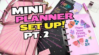 Part 2 How to Set Up Your Mini Happy Planner Mid Year for a Fresh Start [upl. by Jeritah]