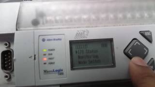 How to Download Program to ALLEN BRADLEY PLC MICROLOGIX 1400 Series [upl. by Ninahs890]