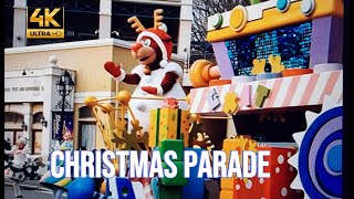 CHRISTMAS PARADE  EVERLAND THEME PARK  4K UHD  YONGIN  SOUTH KOREA [upl. by Ridgley117]