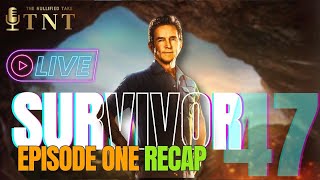 Survivor 47  Episode 1 Review  🔴LIVE Podcast and Chat [upl. by Aniled]