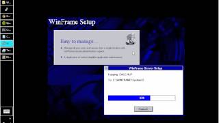 Installing Citrix WinFrame 18 [upl. by Akedijn55]