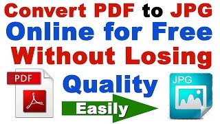 How to Convert pdf to ImageJPG Without Losing Quality Online for FREE pdf to jpg converter [upl. by Ragse]