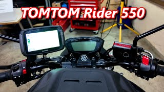 TomTom Rider 550 Motorrad Navi  Unboxing Montage [upl. by Seward]