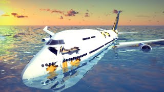 Realistic Fictional Airplane Crashes and Emergency Landings 16  Besiege [upl. by Akit]