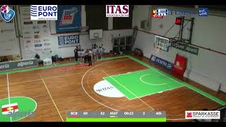 Alperia Basket Club Bolzano  Thunder Basket Matelica [upl. by Alvar]