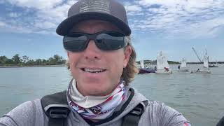 Green Fleet Opti Sailing Lessons from Coach Steve Hunt at the 2023 Opti National Championship [upl. by Quintessa580]