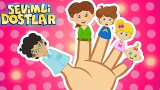 Parmak Ailesi çizgi film çocuk şarkıları 75DK Sevimli Dostlar  Kids Songs and Nursery Rhymes [upl. by Atlante733]