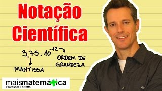 Questão 7 Notação Científica [upl. by Carrelli]