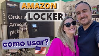 Como funciona o Amazon LOCKER nos Estados Unidos ✅ Tutorial de como usar o Amazon Hub Locker [upl. by Nonrev971]