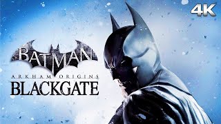 BATMAN ARKHAM ORIGINS BLACKGATE All Cutscenes Full Game Movie 4K 60FPS Ultra HD [upl. by Tik822]