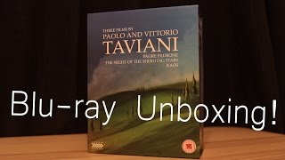 Taviani Brothers Bluray Boxset Unboxing [upl. by Eerised]