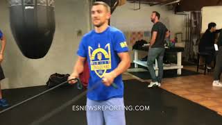 Vasiliy Lomachenko training routine  EsNews boxing [upl. by Arrat630]