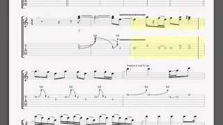 Metallica Holier Than Thou Kirk solos tablature [upl. by Harleigh]