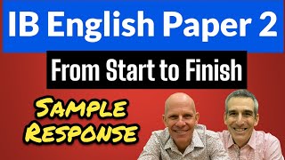 IB English A Paper 2 Start to Finish Video 9  Scoring the Sample [upl. by Enidlareg]