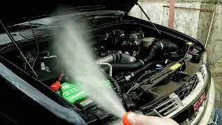 This is  ENGINE WASH on a 4JA1 Engine Isuzu Sportivo 2007 [upl. by Vevina]