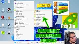 Comprimir Archivos ZIP con Contraseña y Descomprimir Gratis con PeaZip [upl. by Lenahc]