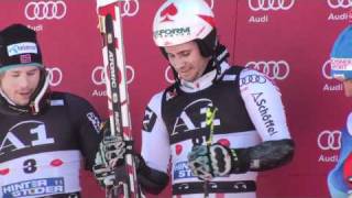 Schoerghofer wins Hinterstoder giant slalom [upl. by Pazit]