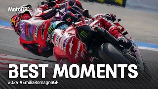 Best MotoGP™ Moments ⚔️  2024 EmiliaRomagnaGP [upl. by Hsetirp122]