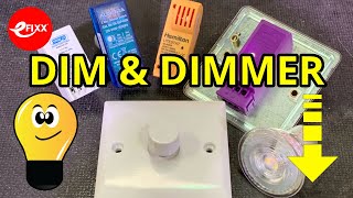 DIM amp DIMMER  The SECRETS of dimming LED lamps to low levels [upl. by Makell]